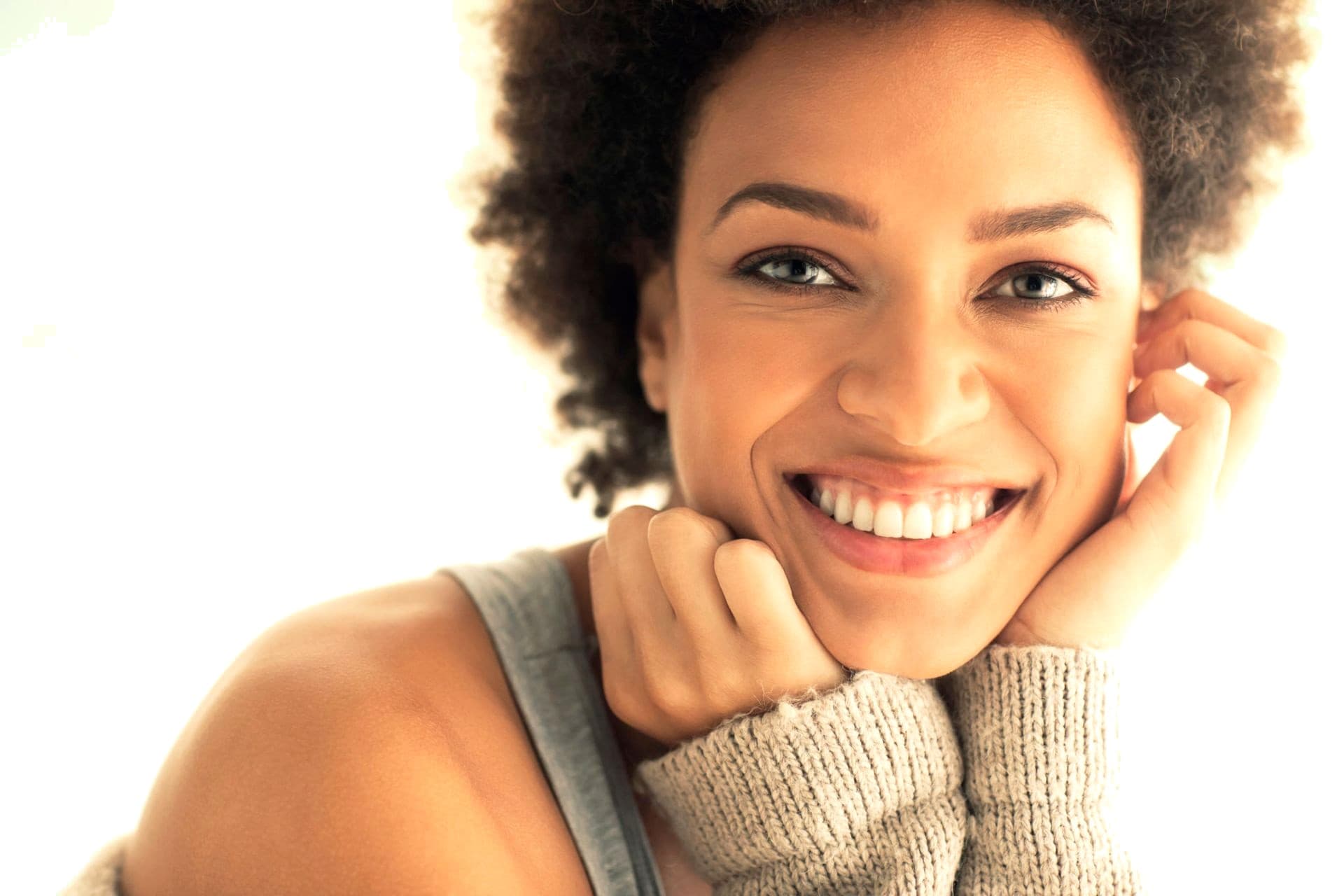 A relaxed patient at Minti Dental Group
