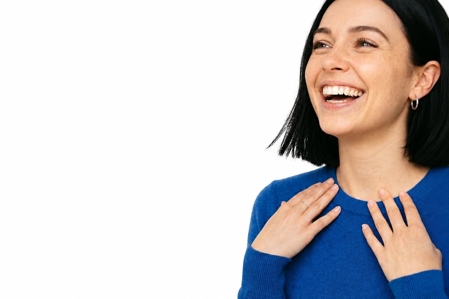 A person smiling
